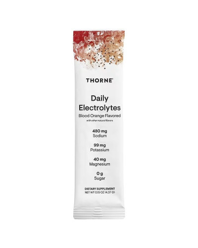 Электролиты, вкус сицилийского апельсина, Daily Electrolytes, Thorne, 30 стыков