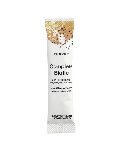 Пробиотический комплекс, вкус апельсина, Complete Biotic, Thorne, 30 стыков