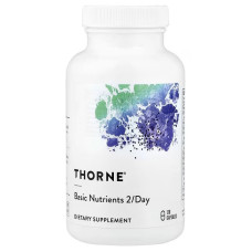 Мультивитаминный комплекс, Basic Nutrients 2/Day, Thorne, 120 капсул