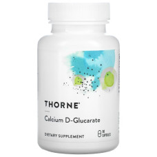 D-глюкарат кальция, 500 мг, Calcium D-Glucarate, Thorne Research, 90 капсул