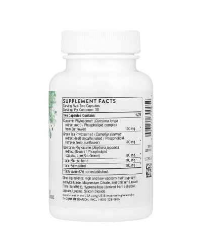 Полиресвератрол, PolyResveratrol-SR, Thorne Research, 60 капсул