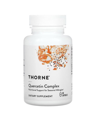 Кверцетин з Бромелайном, Quercetin Complex, Thorne Research, 60 капсул Кверцетин з Бромелайном, Quercetin Complex, Thorne Research, 60 капсул