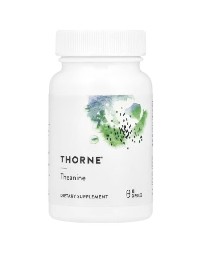 Теанін, Theanine, Thorne Research, 90 капсул