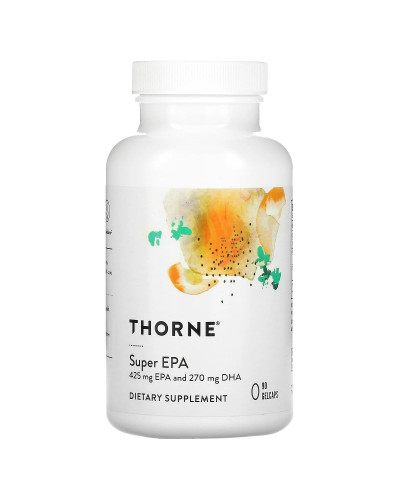 Супер Омега з високим рівнем EPA, Super EPA, Thorne Research, 90 гелевих капсул