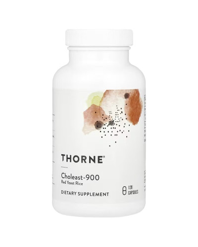 Красный дрожжевой рис, Choleast-900, Thorne, 120 капсул