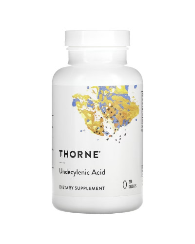 Ундециленовая Кислота, Undecylenic Acid, Thorne Research, 250 желатиновых капсул