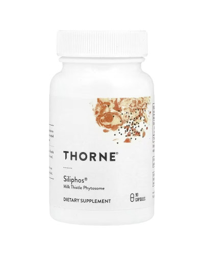 Экстракт расторопши, Siliphos, Milk Thistle Phytosome, Thorne Research, 90 капсул