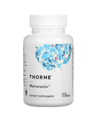 Комплекс для підтримки пам'яті та мозку, Меморактив, Memoractiv, Thorne Research, 60 капсул