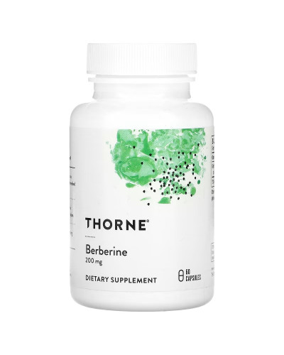 Берберин, 200 мг, Berberine, Thorne Research, 60 капсул