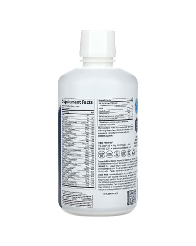 Жидкие мультивитамины и минералы: апельсин и манго, Liquid Multi Vitamin-Mineral, Trace Minerals, 887 мл Жидкие мультивитамины и минералы: апельсин и манго, Liquid Multi Vitamin-Mineral, Trace Minerals, 887 мл