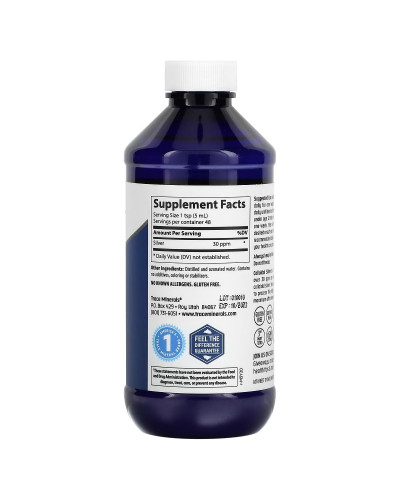 Колоїдне срібло, Colloidal Silver, Trace Minerals, 237 мл