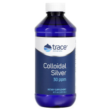 Коллоидное серебро, Colloidal Silver, Trace Minerals, 237 мл