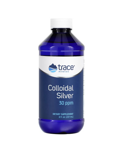 Колоїдне срібло, Colloidal Silver, Trace Minerals, 237 мл