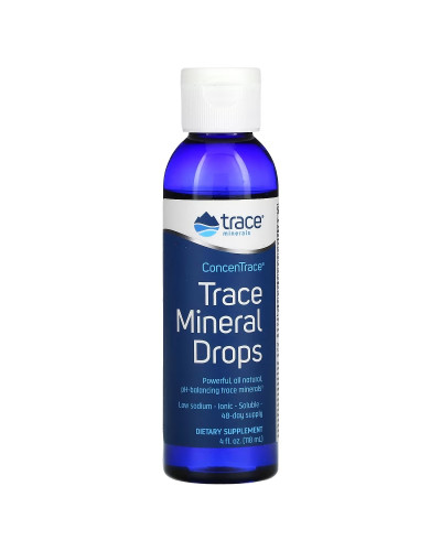 Повний спектр мікроелементів у краплях, ConcenTrace, Full Spectrum, Trace Minerals, 118 мл