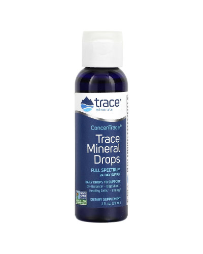 Полный спектр микроэлементов в каплях, ConcenTrace, Full Spectrum, Trace Minerals, 59 мл