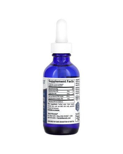 Бор Ионный в каплях, 6 мг, Ionic Boron, Trace Minerals, 59 мл