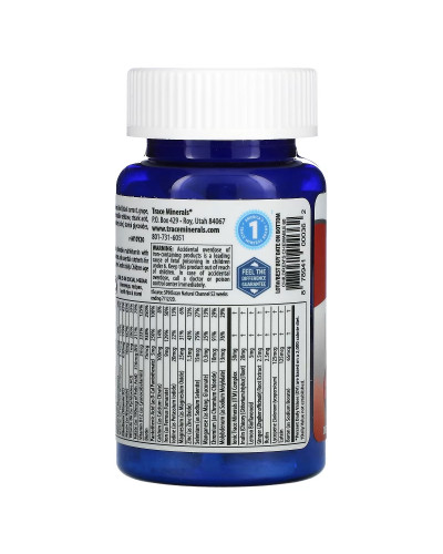 Витаминно-минеральный комплекс для детей, вкус вишни, Complete Multi Children's Chewable, Trace Minerals, 60 жевательных таблеток
