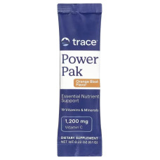 Электролиты, вкус апельсина, Power Pak, Trace, 1 пакетик