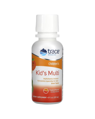 Детские мультивитамины, цитрусовый вкус, Kid's Multi, Trace Minerals, 237 мл