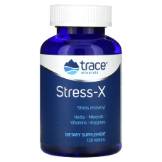 Восстановление и Защита от стресса, Stress-X, Trace Minerals, 120 таблеток