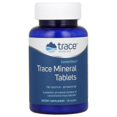Концентрированные Микроэлементы, ConcenTrace, Trace Minerals, 90 таблеток