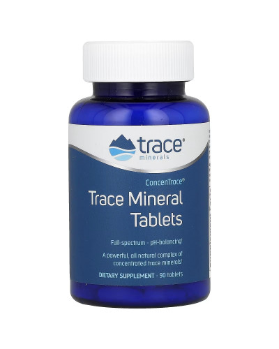 Концентровані мікроелементи, ConcenTrace, Trace Minerals, 90 таблеток