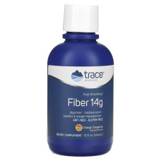 Клетчатка, вкус апельсина и мандарина, Fiber, Trace Minerals, 444 мл