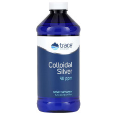 Коллоидное серебро, Colloidal Silver, Trace Minerals, 473 мл