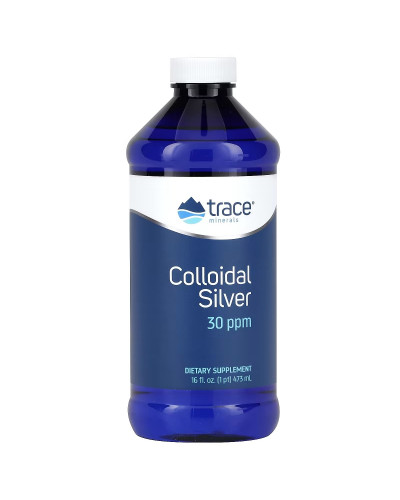 Колоїдне срібло, Colloidal Silver, Trace Minerals, 473 мл