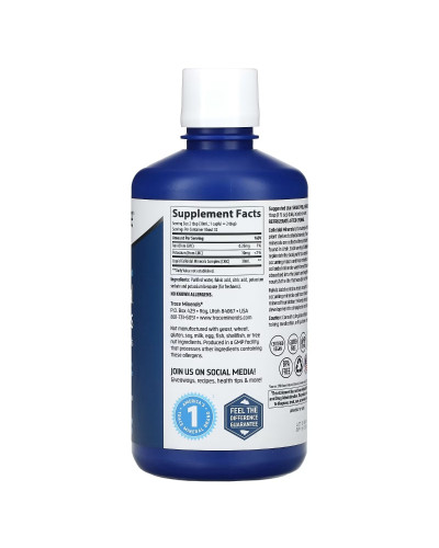 Коллоидные минералы, безвкусно, Collodial Minerals, Trace Minerals, 946 мл Коллоидные минералы, безвкусно, Collodial Minerals, Trace Minerals, 946 мл