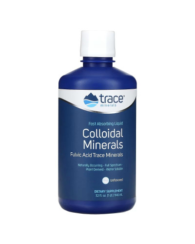 Коллоидные минералы, безвкусно, Collodial Minerals, Trace Minerals, 946 мл
