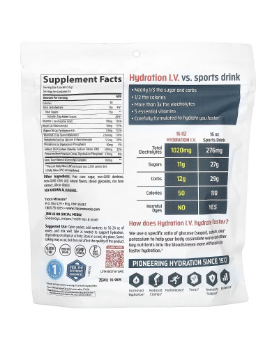 Электролиты, вкус малины, Electrolyte Drink Paks, Trace Minerals, 16 пакетов Электролиты, вкус малины, Electrolyte Drink Paks, Trace Minerals, 16 пакетов