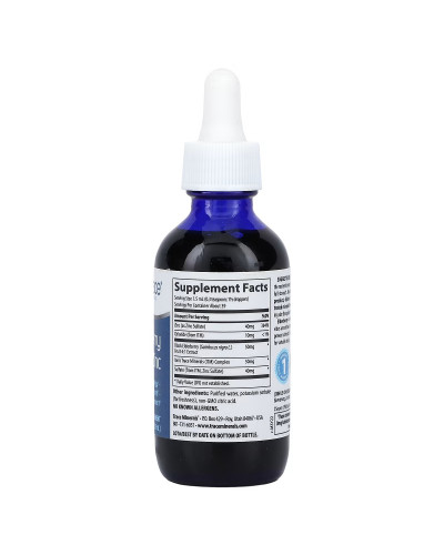 Бузина з іонним цинком, Elderberry + Ionic Zinc, Trace Minerals, 59 мл