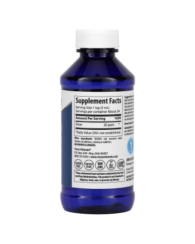 Коллоидное серебро, Colloidal Silver, Trace Minerals, 118 мл