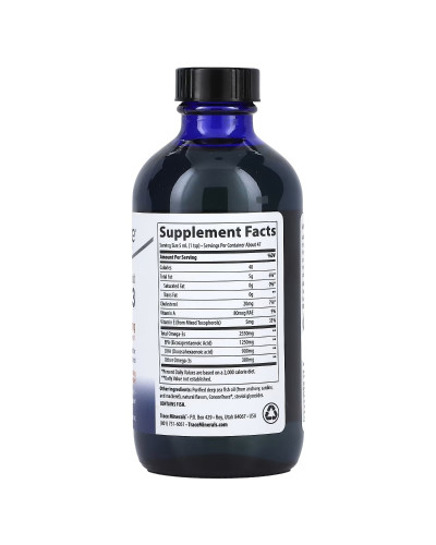 Омега-3, 2550 мг, смак апельсину, Adult Liquid Omega-3, Trace Minerals, 237 мл