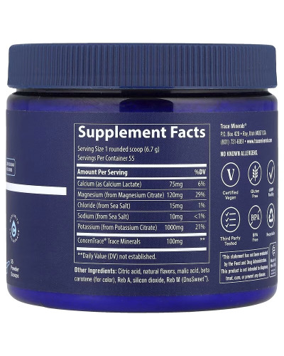 Электролиты-Кето, вкус апельсина, Keto Electrolyte Powder, Trace Minerals, 369 гр