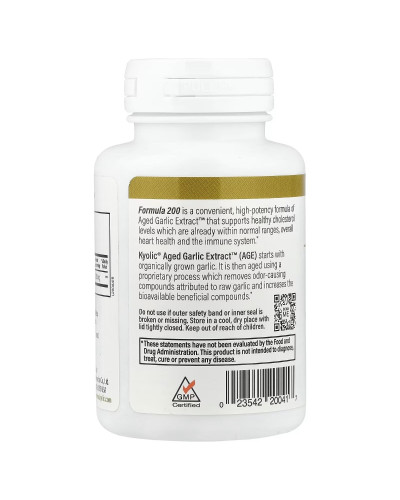 Екстракт часнику, для серцево-судинної та імунної системи, Aged Garlic Extract, Cardiovascular & Immune, Kyolic, 60 капсул