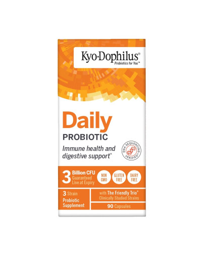 Пробіотики, Kyo-Dophilus, Kyolic, 90 капсул