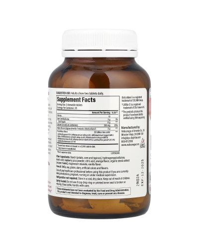 Пробіотик з пребіотиком, смак ягідної смузі, Kyo-Dophilus Pro+Synbiotic, Kyolic, 50 жувальних таблеток
